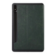 Чохол для Samsung Galaxy Tab S9 FE+ Plus, Smartcase з місцем для стилуса, зелений