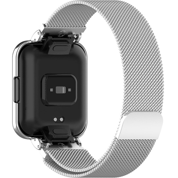 Металический браслет с чехлом для часов Xiaomi Redmi Watch 2 Lite, Silver