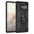 Бронированный Чехол до Google Pixel 6 Pro, Nox Case Ring, чёрный