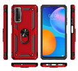 Бронированный Чехол до Huawei P Smart 2021, Nox Case Ring, красный