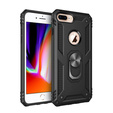 Броньований Чoхол до iPhone 6+ / 6S+ / 7+ / 8+ Plus, Nox Case Ring, чорний