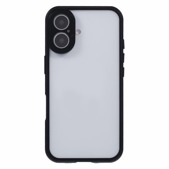 Чохол для iPhone 16, Magnetic Dual Glass, чорний