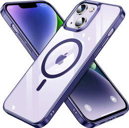 Чехол до iPhone 14, ERBORD Hybrid MagSafe Case, синий