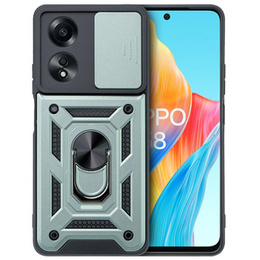 Чехол NOX Camera Slide Oppo A58 4G, CamShield Slide, зеленый