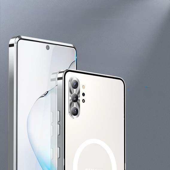 Защитный чехол для камеры Samsung Galaxy Note 10+ Plus, CamShield MagSafe, прозрачный / серебряный