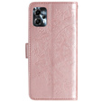 Чохол-книжка для Motorola Moto G13 / G23, Mandala Flower, рожевий rose gold