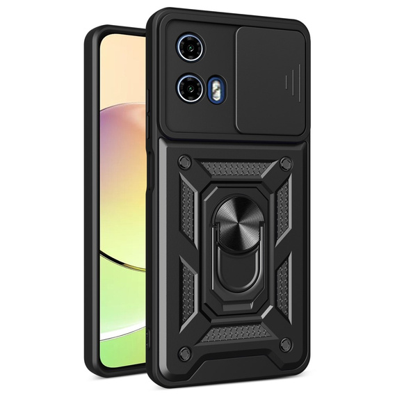 Чехол NOX Camera Slide Motorola Moto G24 / G24 Power / G04, CamShield Slide, чёрный