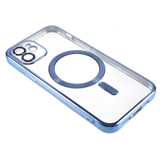 Чохол для iPhone 12, Electro MagSafe, м'яти + Скло на екран