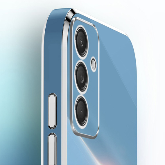 Чехол для Samsung Galaxy M55 5G, Glamour CamShield, синий