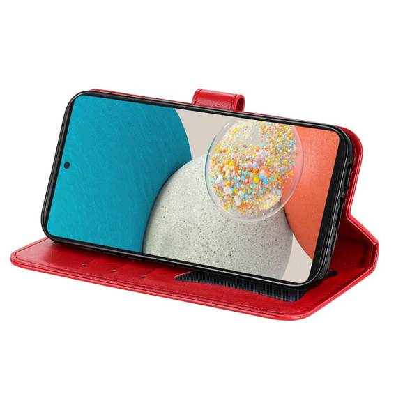 Чохол-книжка для Samsung Galaxy A53 5G, Mandala Flower, червоний