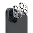2х гартоване скло ERBORD для камери, щоб iPhone 15 / 15 Plus