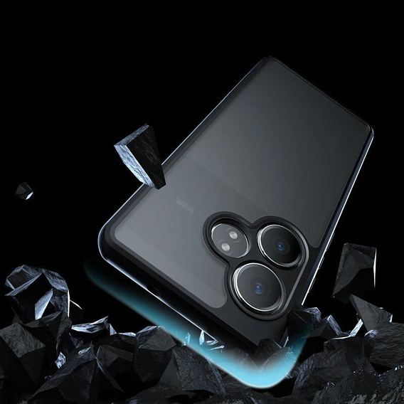 Чехол до Realme GT 6 / 6T, Fusion Hybrid, чёрный