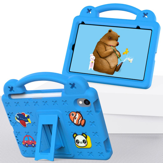 Дитячий чохол для планшета iPad mini 8.3" 2021 (6 gen.) / iPad mini 8.3" 2024 (7 gen.), Cute Patterns, з підставкою, м'яти