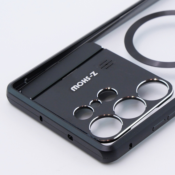 Магнітний чохол для Samsung Galaxy S23 Ultra 5G, Aroma Hybrid, чорний