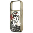 Чохол Karl Lagerfeld Liquid Glitter Choupette MagSafe для iPhone 17 Pro Max