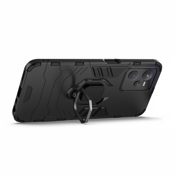 Чoхол до Realme C35, Kickstand Ring, чорний