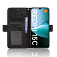 Откидной чехол для Xiaomi Redmi 15C 4G/LTE, Card Slot, чёрный