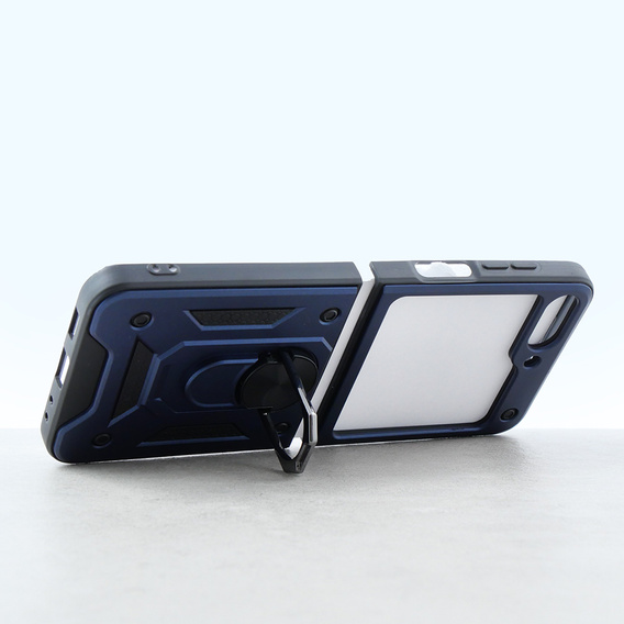 Бронированный Чехол до Samsung Galaxy Z Flip5 5G, Nox Case Ring, синий