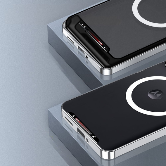 Защитный чехол для камеры Motorola Edge 50 Pro 5G, CamShield MagSafe, серебряный
