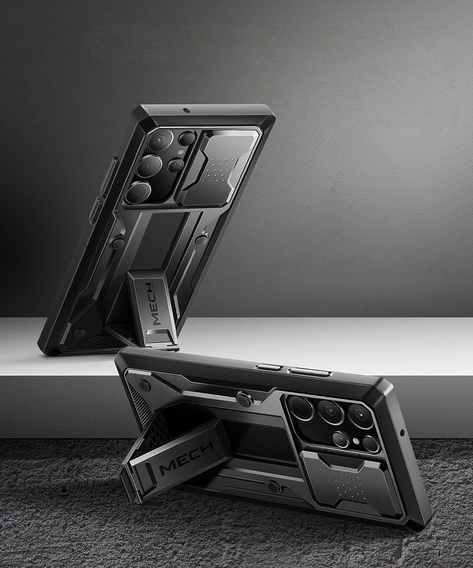 Чохол для Samsung Galaxy S23 Ultra, Tongate MECH Series Clip, чорний