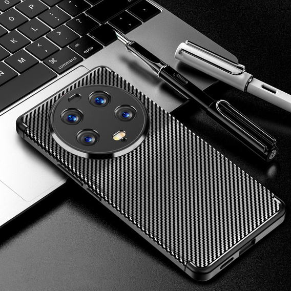 Чoхол до Xiaomi 13 Ultra, Carbon Gel, чорний