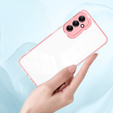 Чoхол до Samsung Galaxy A14 5G, Fusion Hybrid, прозорий / рожевий