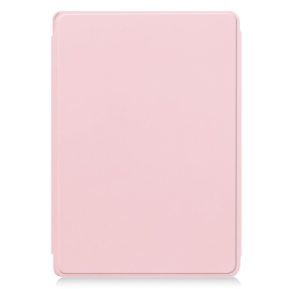 Чехол клавиатура для Samsung Galaxy Tab S6 Lite 2024 / 2022 / 2020, Rotary 360° Leather, розовый rose gold