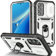 Чехол NOX Camera Slide Samsung Galaxy A54 5G, CamShield Slide, белый / черный