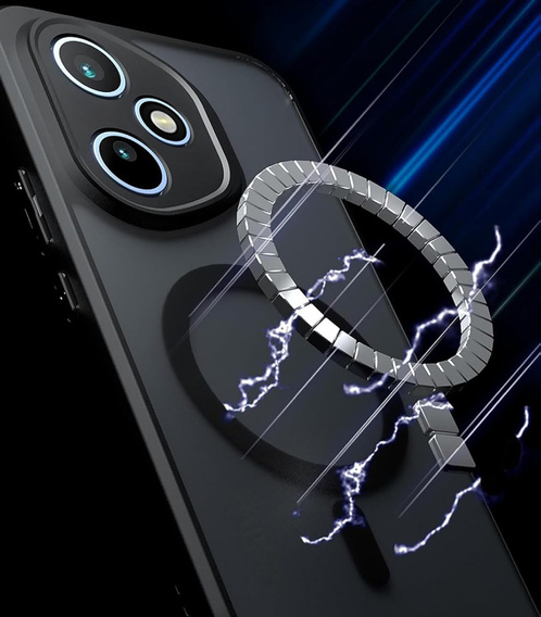 Чохол для Honor 400 5G, для MagSafe, ERBORD Matt Case, чорний
