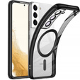 Чехол для Samsung Galaxy S22, Electro MagSafe, чёрный + стекло для экрана