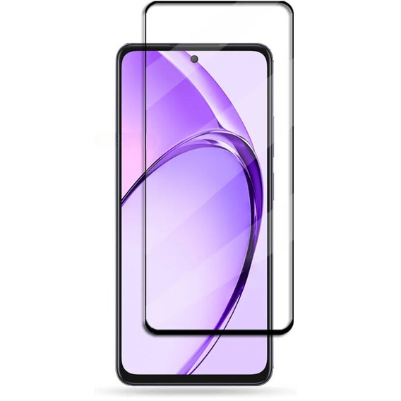 3D загартоване скло для Oppo A80, чорна рамка