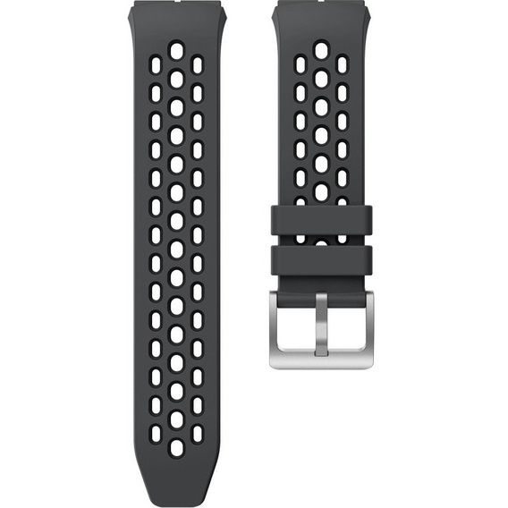 Силіконовий ремінець для Huawei Watch GT 2e, Grey / Black
