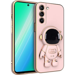 Чoхол до Samsung Galaxy S22, Astronaut, рожевий rose gold