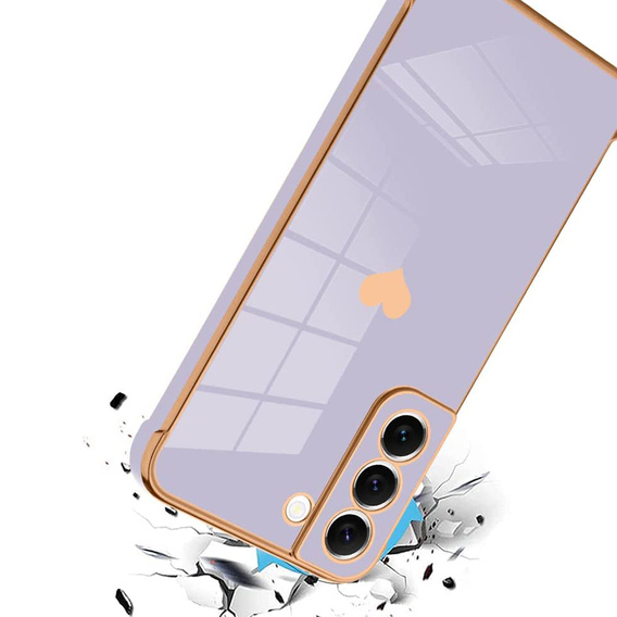 Чoхол до Samsung Galaxy S22, Electro heart, фіолетовий