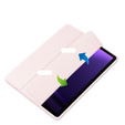Чехол для Samsung Galaxy Tab S10 Lite / S10 FE / S9 FE, Smartcase Hybrid, с местом для стилуса, розовый