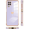 Чехол до Samsung Galaxy A12 / M12 / A12 2021, Electro heart, фиолетовый