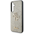 Чохол GUESS Fixed Glitter Big 4G Logo для Samsung Galaxy S25