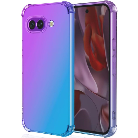 Чехол для Google Pixel 9A, Gradient Dropproof, Фиолетовый / синий