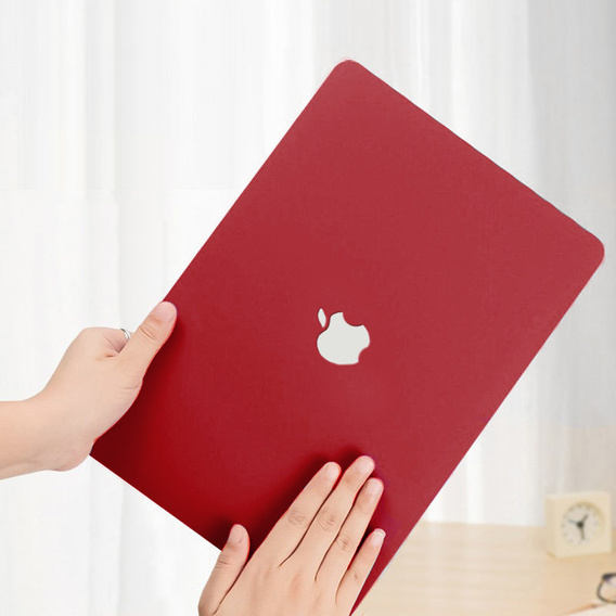 Чехол для MacBook Air 13 A2337 M1 A2179 A1932, HardShell, красный