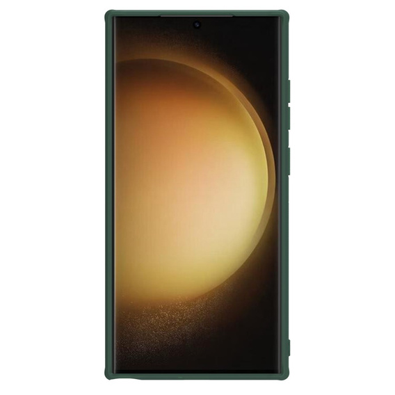 Чехол NILLKIN для Samsung Galaxy S24 Ultra, Frosted Shield, для MagSafe, зелёный
