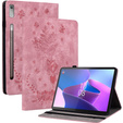Чохол-накладка для Lenovo Tab P12, flower, світло-рожевий