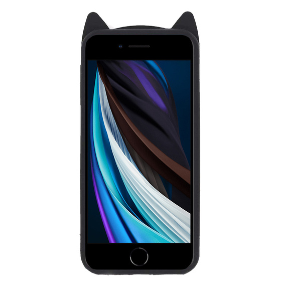 Чeхол 3D KOT до iPhone 7/8/SE 2020/SE 2022, Black