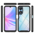 Чoхол Shockproof до Oppo A78 5G, із захисним екраном, чорний