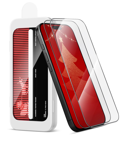 2x Захисне скло SURITCH для iPhone 15 Pro Max