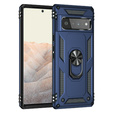 Бронированный Чехол до Google Pixel 6 Pro, Nox Case Ring, темно-синий