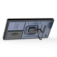 Чехол для Samsung Galaxy S24 Ultra, KickStand Camera Lens, синий