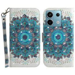 Откидной чехол для Xiaomi Redmi Note 13 Pro 5G, Wallet, Mandala Flower