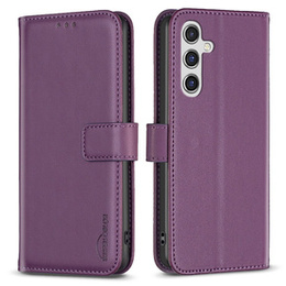 Чохол-сумка для Samsung Galaxy A35 5G, BINFEN Wallet, темно-фіолетовий