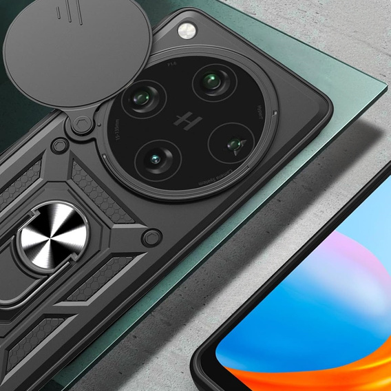 Чехол NOX Camera Slide Oppo Find X8 Pro, CamShield Slide, чёрный