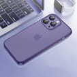 Ultra Slim чохол для iPhone 15 Pro, прозорий / фіолетовий